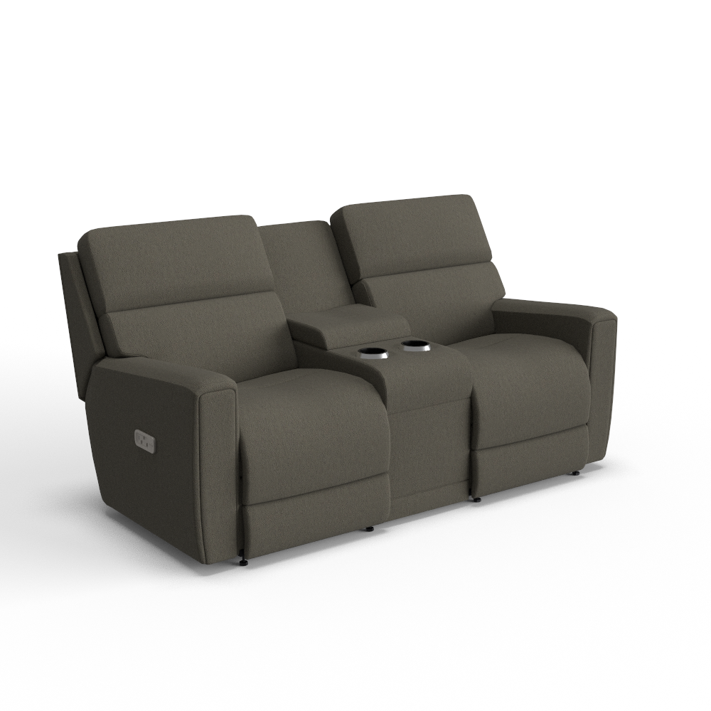 Apollo Power Reclining Sofa w/ Console Headrest & Lumbar